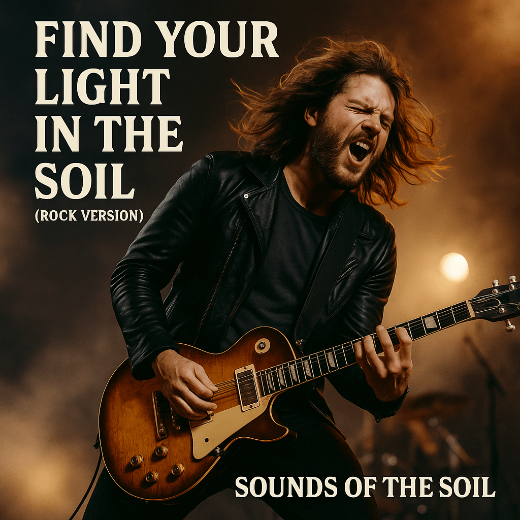 Find Your Light in the Soil — Rock Cover Art
